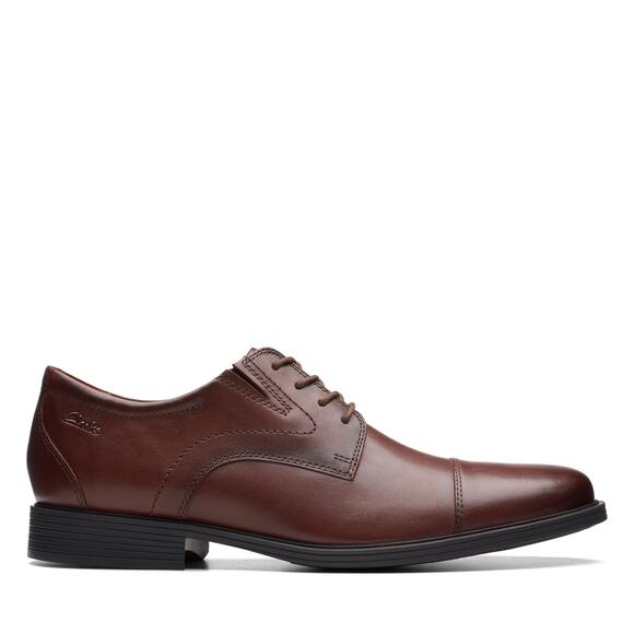 NWT Clarks Collection Men’s Whiddon Cap Oxford Mahogany Leather Size 8 main image 4